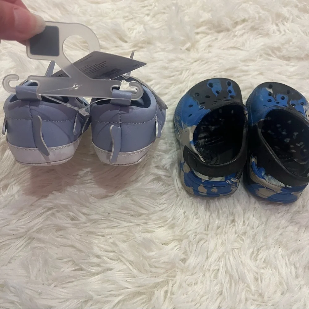 Shark Slip On Shoes , Blue Black Shoes 0-3 months
